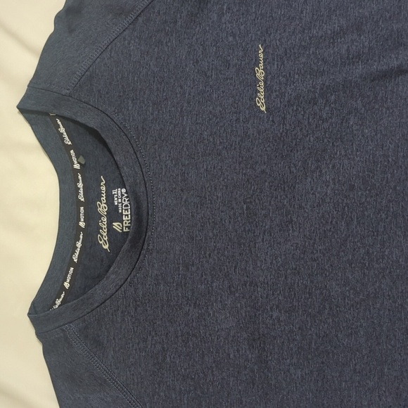 Eddie Bauer Active Tee Crewneck Long Sleeve T-Shirt, Color Navy Size XL - Picture 4 of 14
